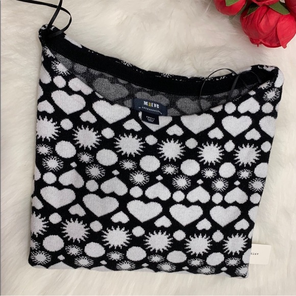 Anthropologie Maeve boat neck heart sweater - Picture 8 of 8